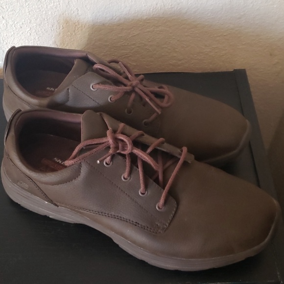 Men's Skechers Garton Modesto Oxford Brown - Picture 3 of 8